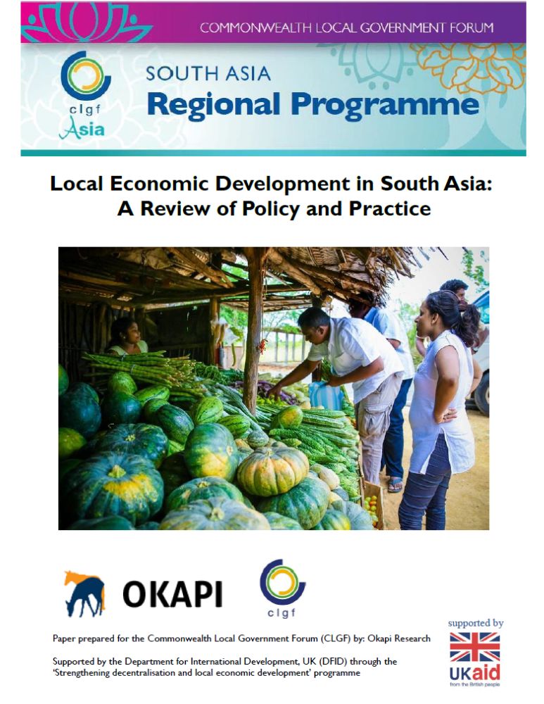 Local Economic Development in South Asia